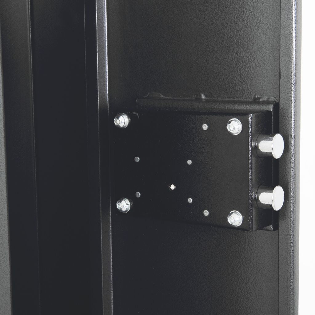 Phoenix Lacerta GS8000K 1 Gun Safe – Heavy-Duty Steel Cabinet with 2 High-Security Key Locks, Police Approved, Wall & Floor Mountable, Metallic Graphite Finish