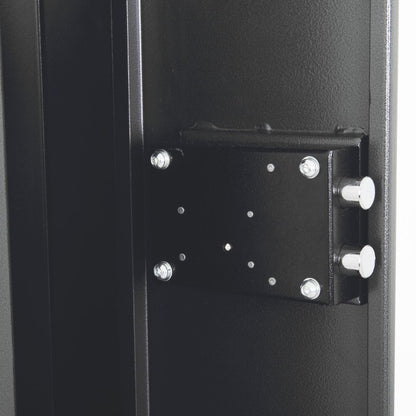 Phoenix Lacerta GS8000K 1 Gun Safe – Heavy-Duty Steel Cabinet with 2 High-Security Key Locks, Police Approved, Wall & Floor Mountable, Metallic Graphite Finish
