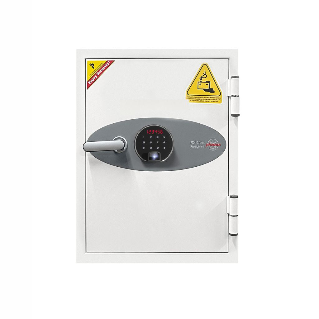 Phoenix BS0441F Battery Fighter Safe – Fireproof Lithium-Ion Battery Storage & Charging Cabinet, Fingerprint Lock, 90-Min Fire Protection, 63L, Secure & Impact Tested